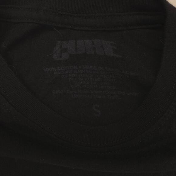 The Cure Band Crew Neck Short Sleeve Graphic T Shirt Mens Size Small S Black - Picture 3 of 9